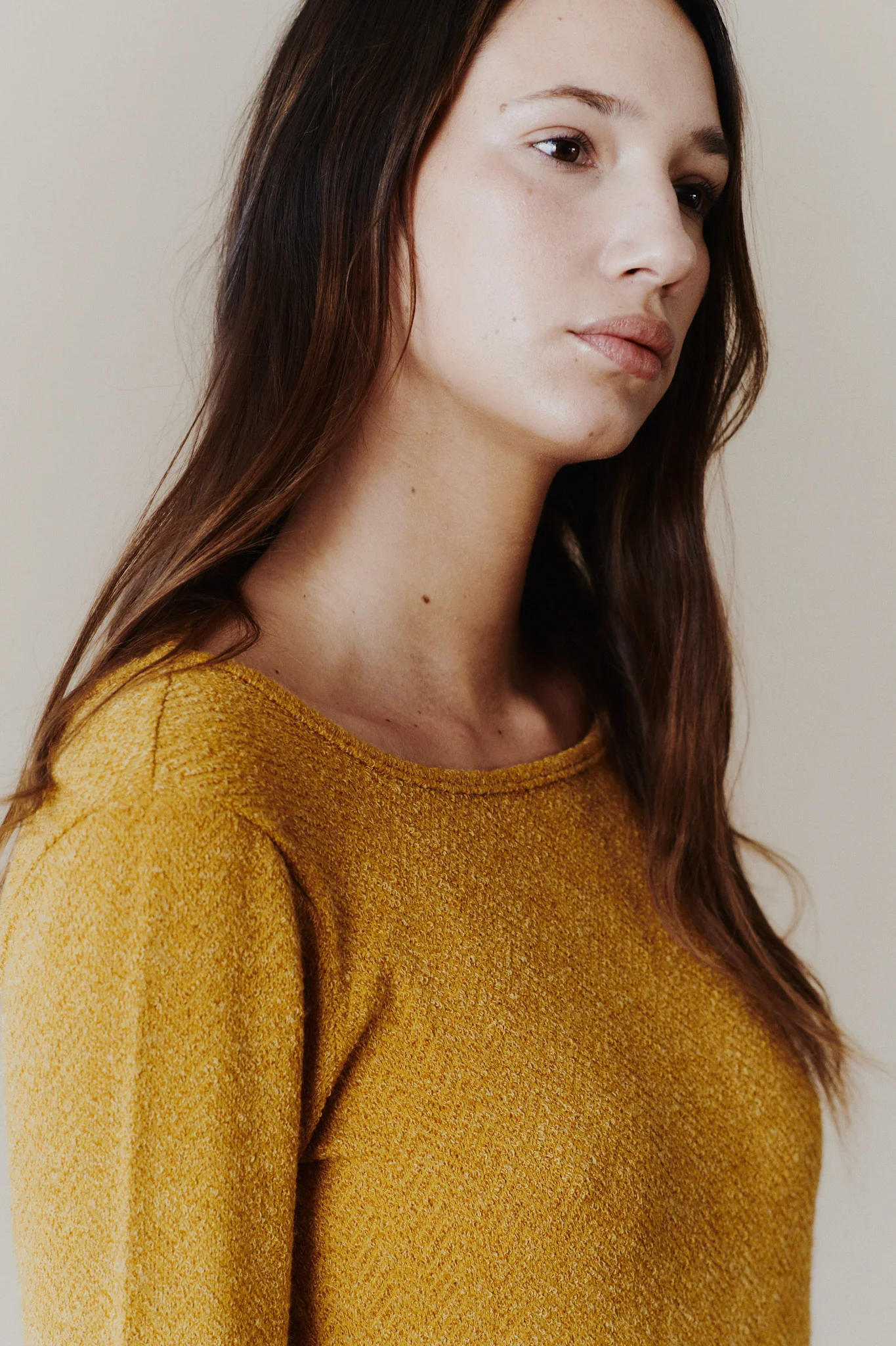 Vestido Afrodita Mustard winter - Imagen 3