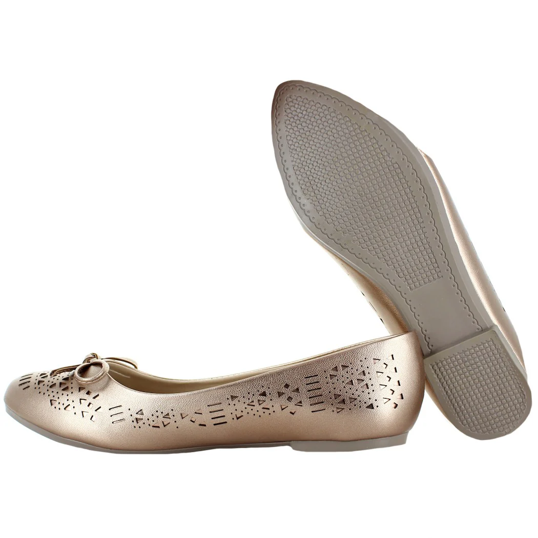 PINK LATTE BALERINA CASUAL ORO ROSADO PARA MUJER 77724 - Imagen 7