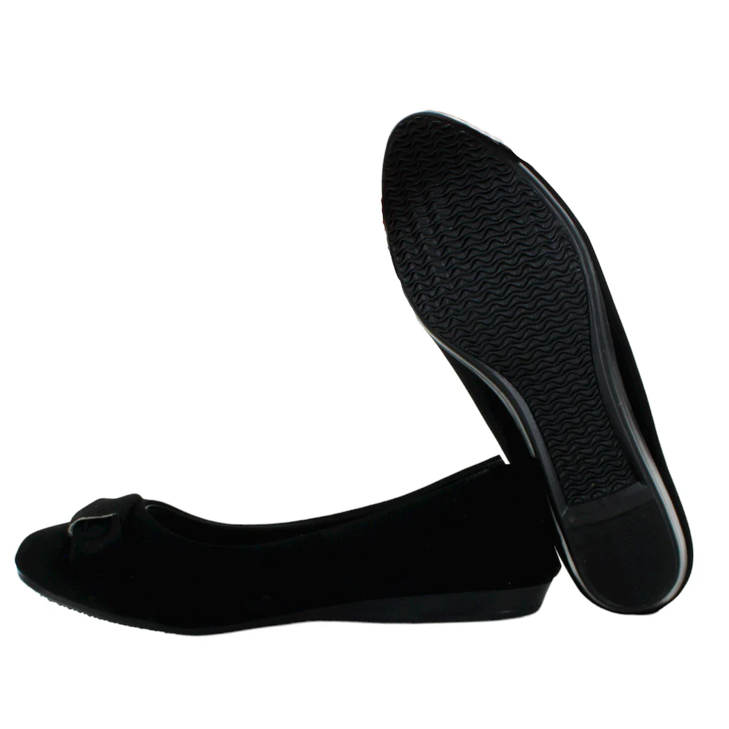PINK LATTE BALERINA FLAT MOÑO NEGRO MUJER 78731 - Imagen 6