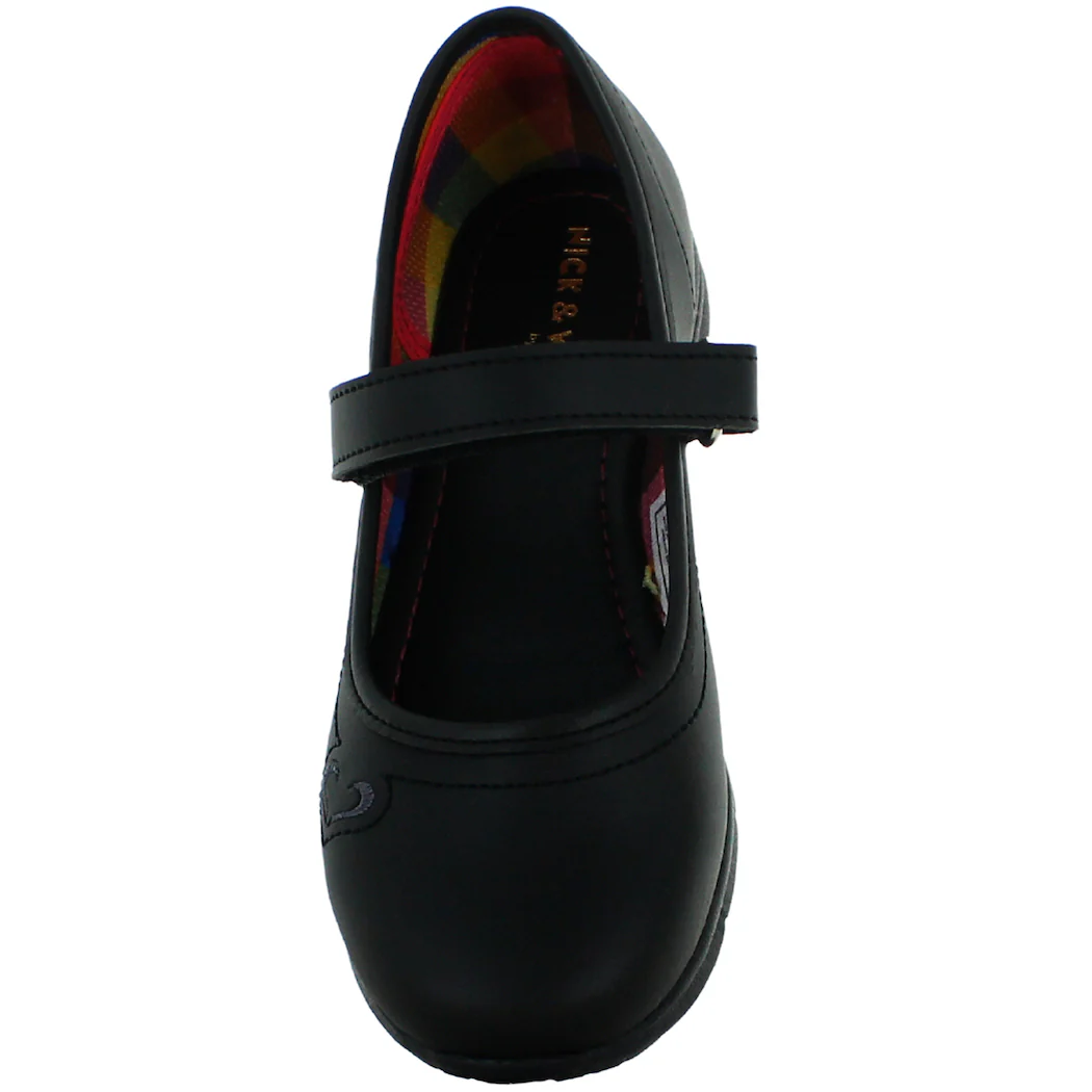 NICK & WICK ZAPATO DISEÑO ESCOLAR POLIPIEL NEGRO NIÑA 81951 - Imagen 5