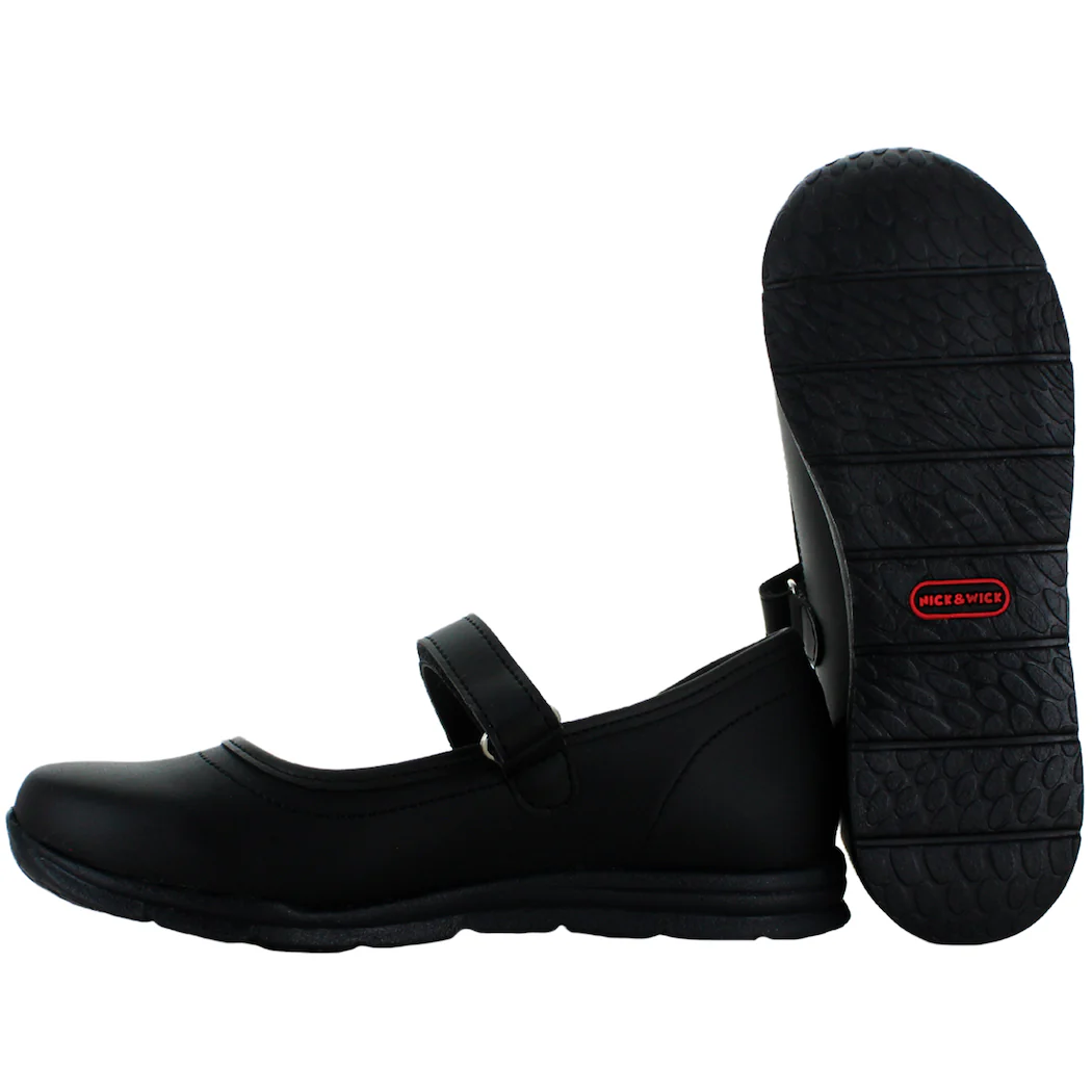 NICK & WICK ZAPATO DISEÑO ESCOLAR POLIPIEL NEGRO NIÑA 81951 - Imagen 7