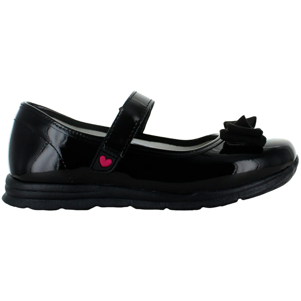 NICK & WICK ZAPATO ESCOLAR CHAROL NEGRO NIÑA 81952