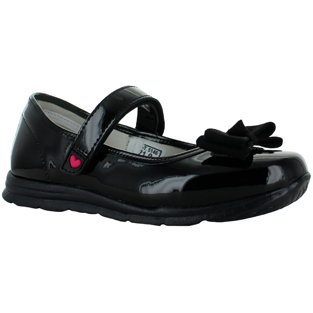 NICK & WICK ZAPATO ESCOLAR CHAROL NEGRO NIÑA 81952 - Imagen 3