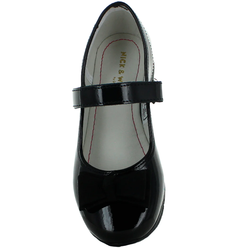 NICK & WICK ZAPATO ESCOLAR CHAROL NEGRO NIÑA 81952 - Imagen 4