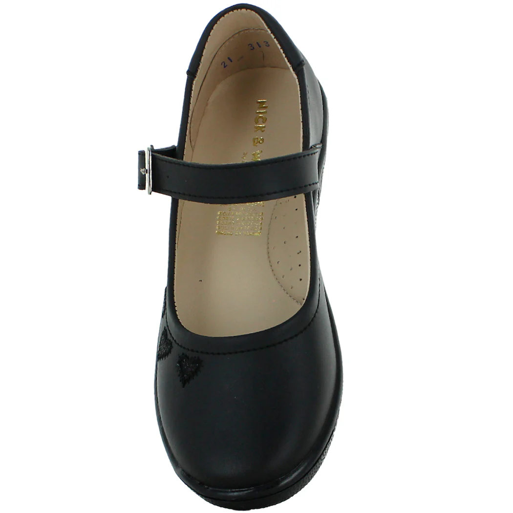 NICK & WICK ZAPATO DISEÑO ESCOLAR POLIPIEL NEGRO NIÑA 81953 - Imagen 4