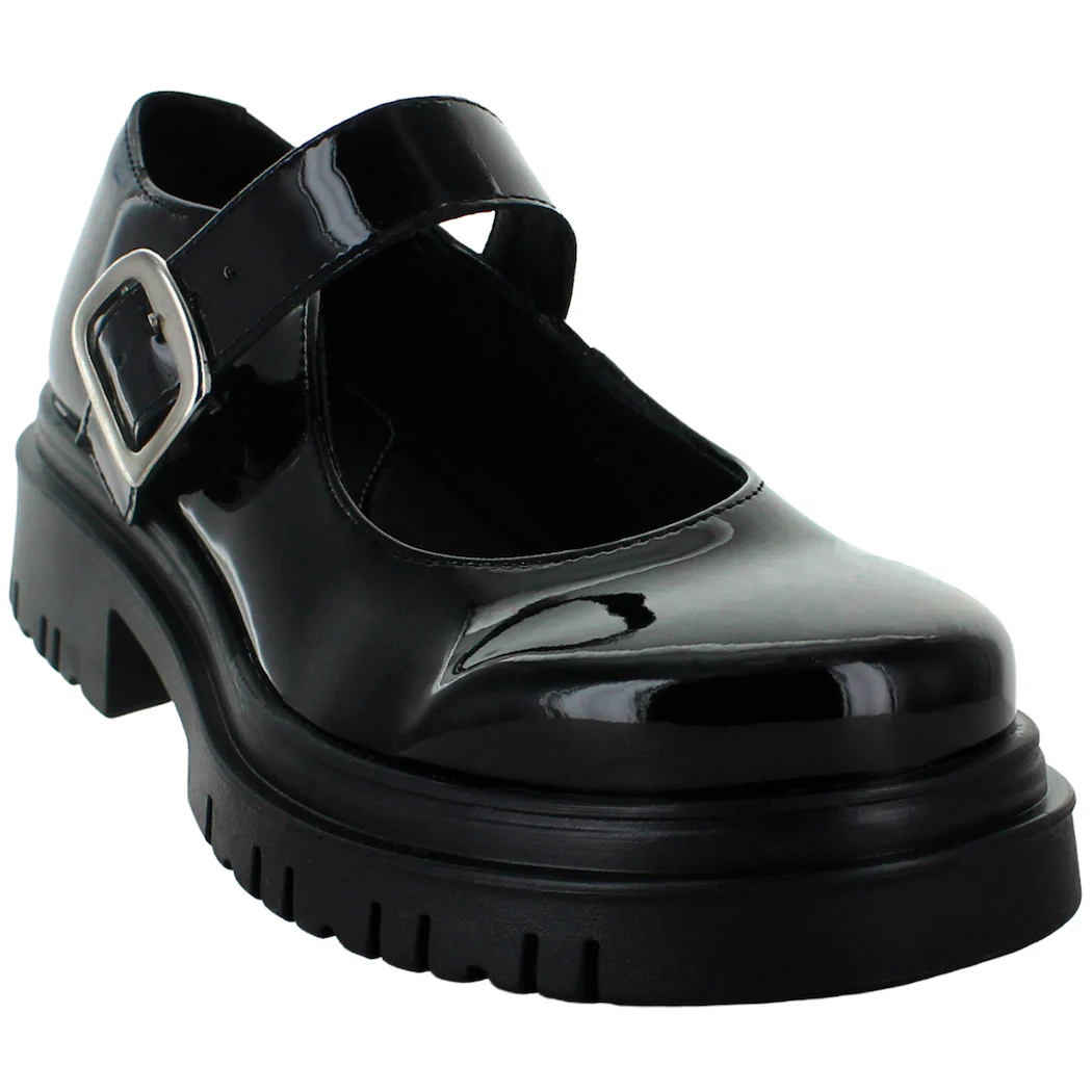 GREEN LOVE ZAPATO ESCOLAR CHAROL NOVA NEGRO JUVENIL 82039 - Imagen 3