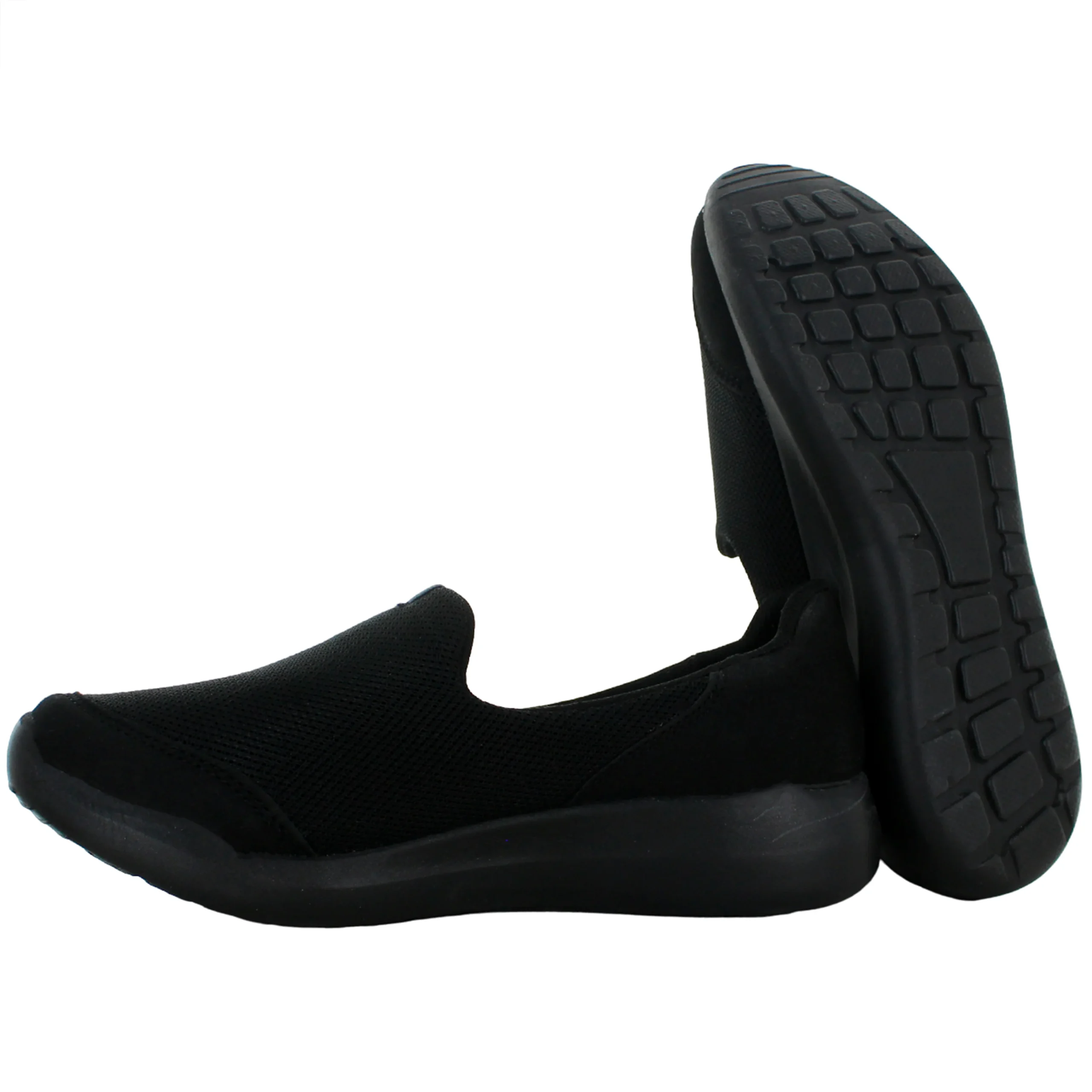 JANLO TENIS SLIP ON CONFORT FRESCO NEGRO JUVENIL 82205 - Imagen 6