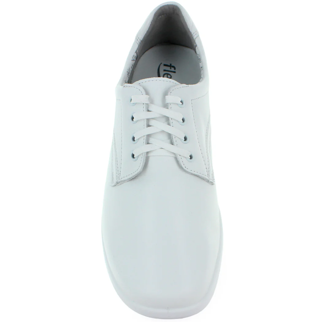 FLEXI ZAPATO CHOCLO ENFERMERIA PIEL BLANCO JUVENIL 82494 - Imagen 5