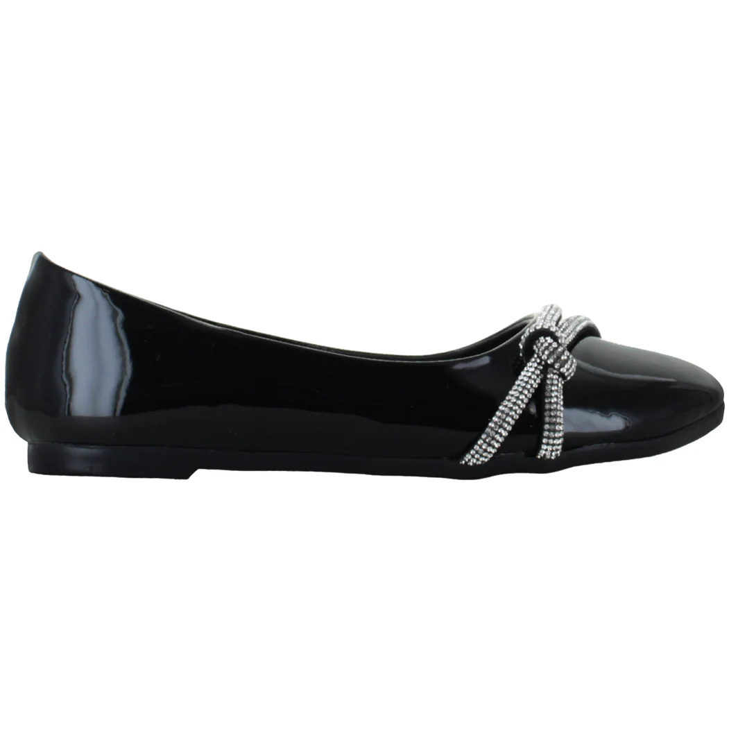 LADY ONE ZAPATO BALERINA ELEGANTE BRLLOS CHAROL NIÑA 90108