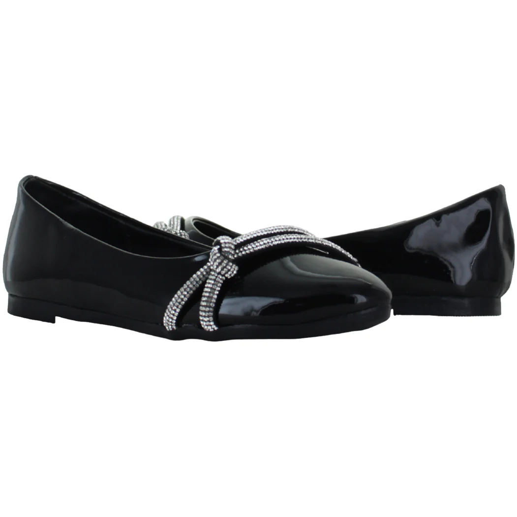 LADY ONE ZAPATO BALERINA ELEGANTE BRLLOS CHAROL NIÑA 90108 - Imagen 3