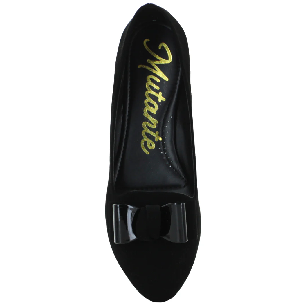 MUTANTE ZAPATO BALERINA MODA CASUAL FIESTA MOÑO MUJER 90371 - Imagen 5