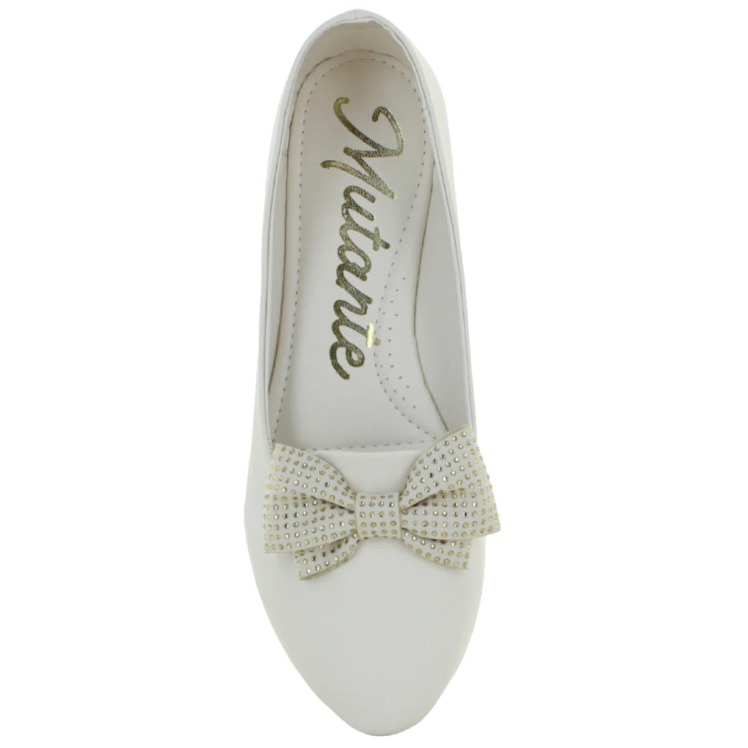 MUTANTE ZAPATO BALERINA MODA CASUAL FIESTA MOÑO MUJER 90372 - Imagen 5