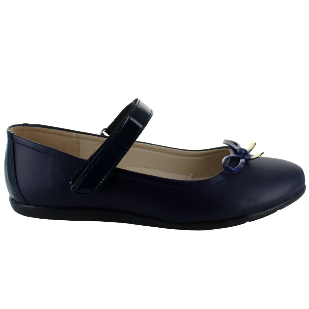DOMINIQ ZAPATO BALERINA ESCOLAR MODA CASUAL MOÑO MUJER 91262