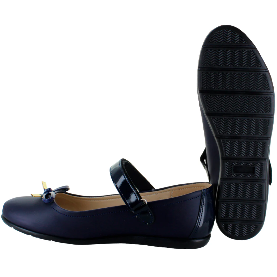 DOMINIQ ZAPATO BALERINA ESCOLAR MODA CASUAL MOÑO MUJER 91262 - Imagen 6