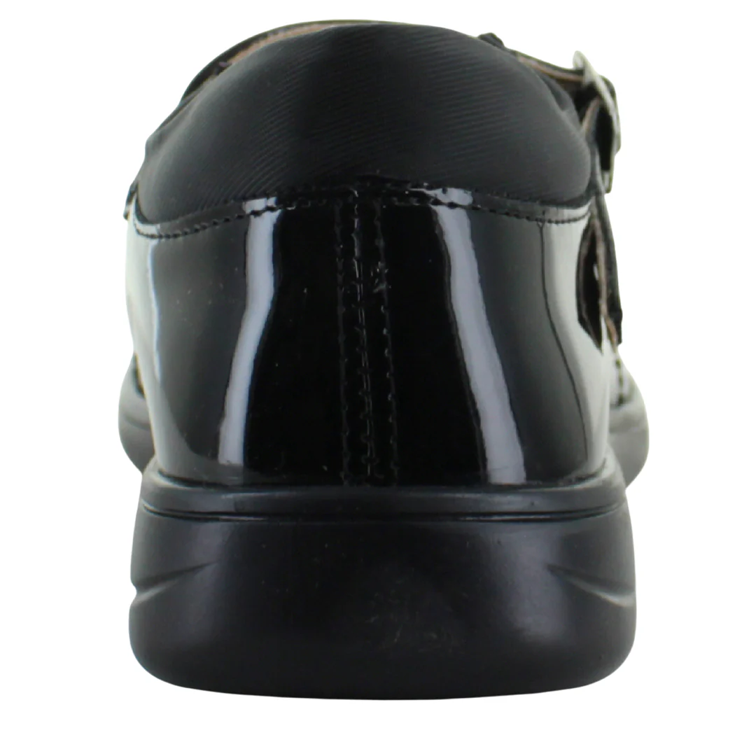 YUYIN ZAPATO BALERINA ESCOLAR MODA FORMAL CHAROL MUJER 93484 - Imagen 5