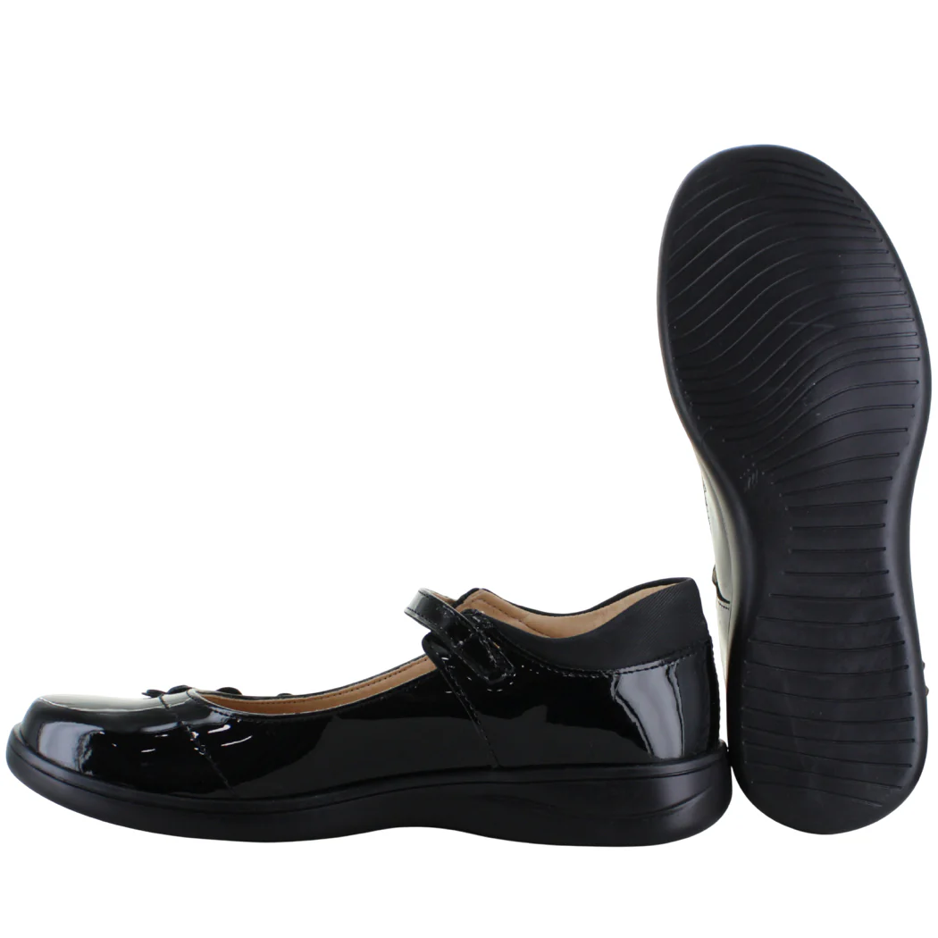 YUYIN ZAPATO BALERINA ESCOLAR MODA FORMAL CHAROL MUJER 93484 - Imagen 6