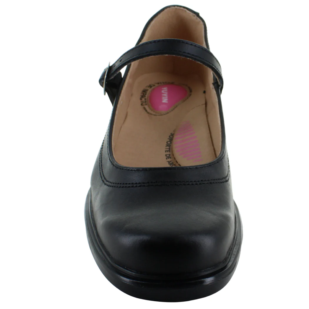 YUYIN ZAPATO BALERINA ESCOLAR MODA FORMAL PIEL MUJER 93485 - Imagen 5