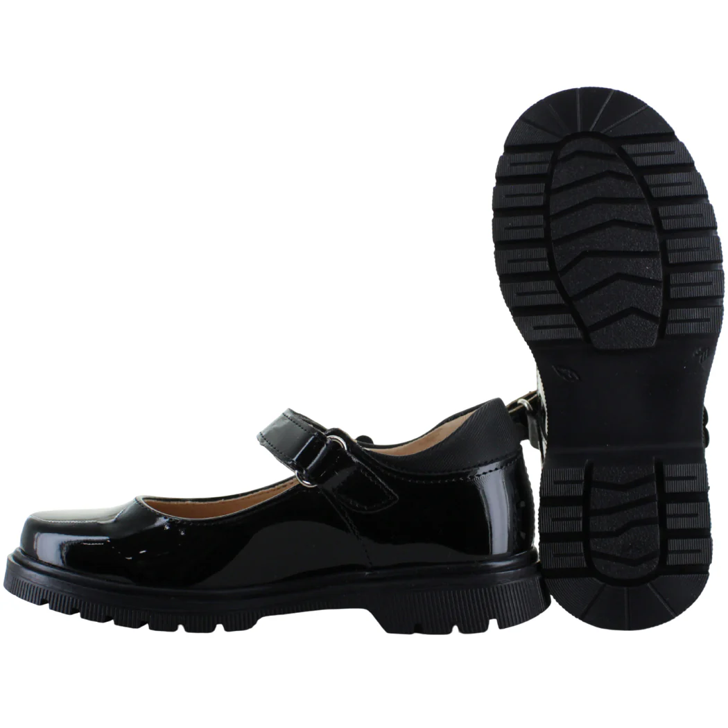 YUYIN ZAPATO BALERINA ESCOLAR MODA FORMAL CHAROL NIÑA 93544 - Imagen 6