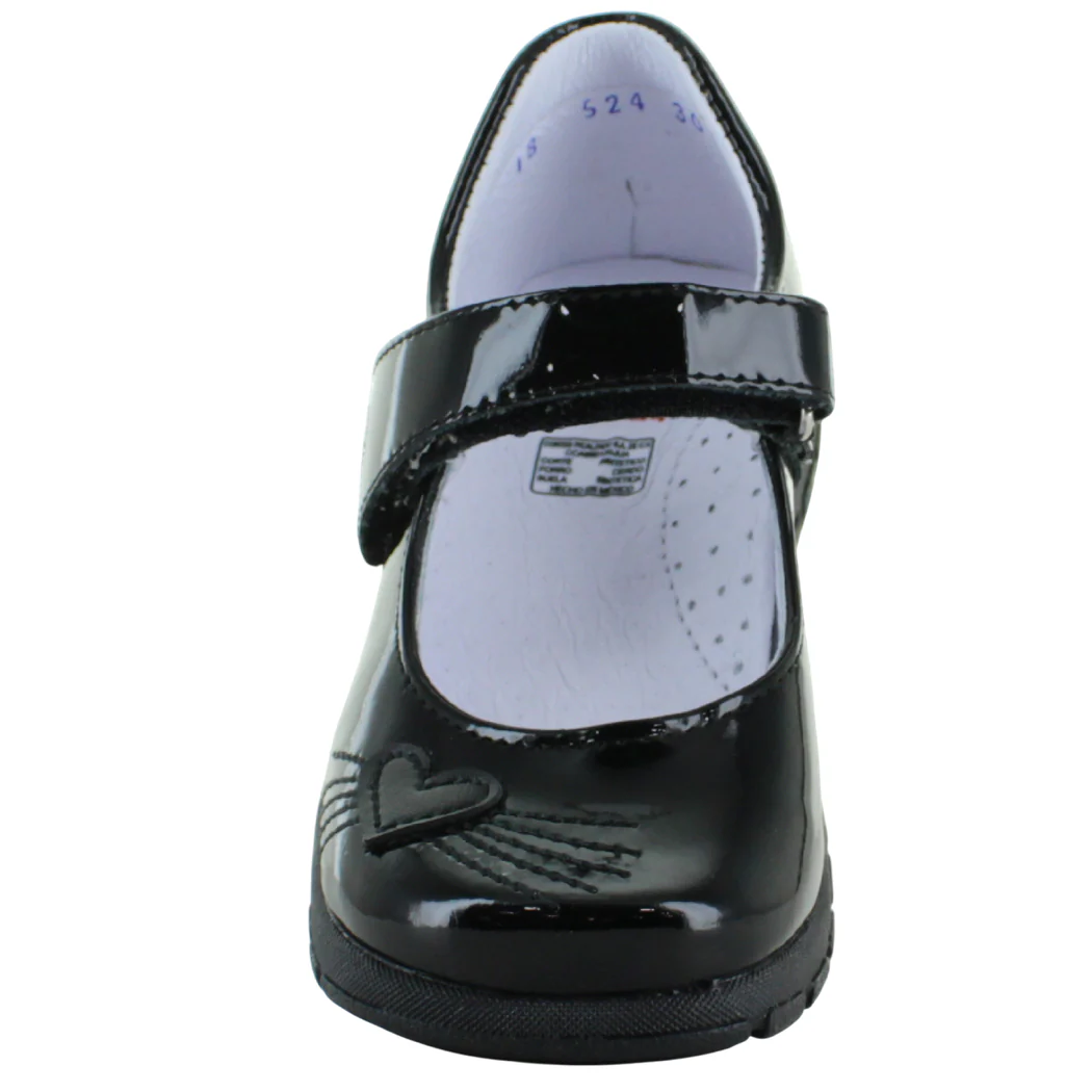 DOMINIQ ZAPATO BALERINA ESCOLAR FORMAL CHAROL NIÑA 93546 - Imagen 4