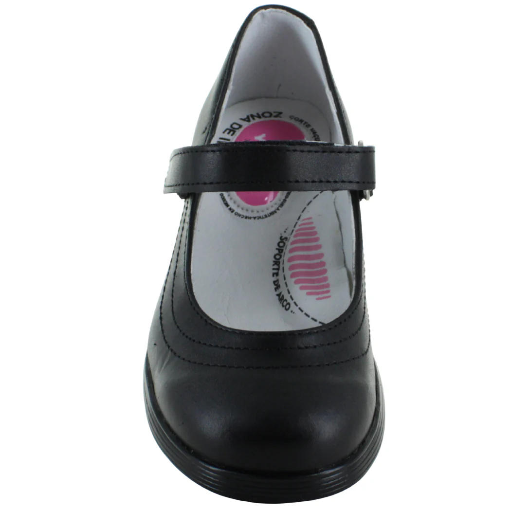 YUYIN ZAPATO BALERINA ESCOLAR MODA FORMAL PIEL NIÑA 93567 - Imagen 4