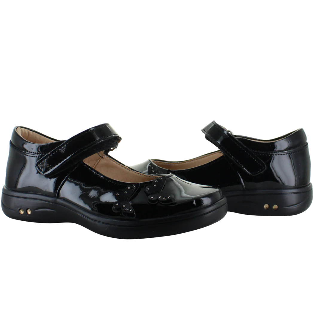 YUYIN ZAPATO BALERINA ESCOLAR MODA FORMAL CHAROL NIÑA 93568 - Imagen 3