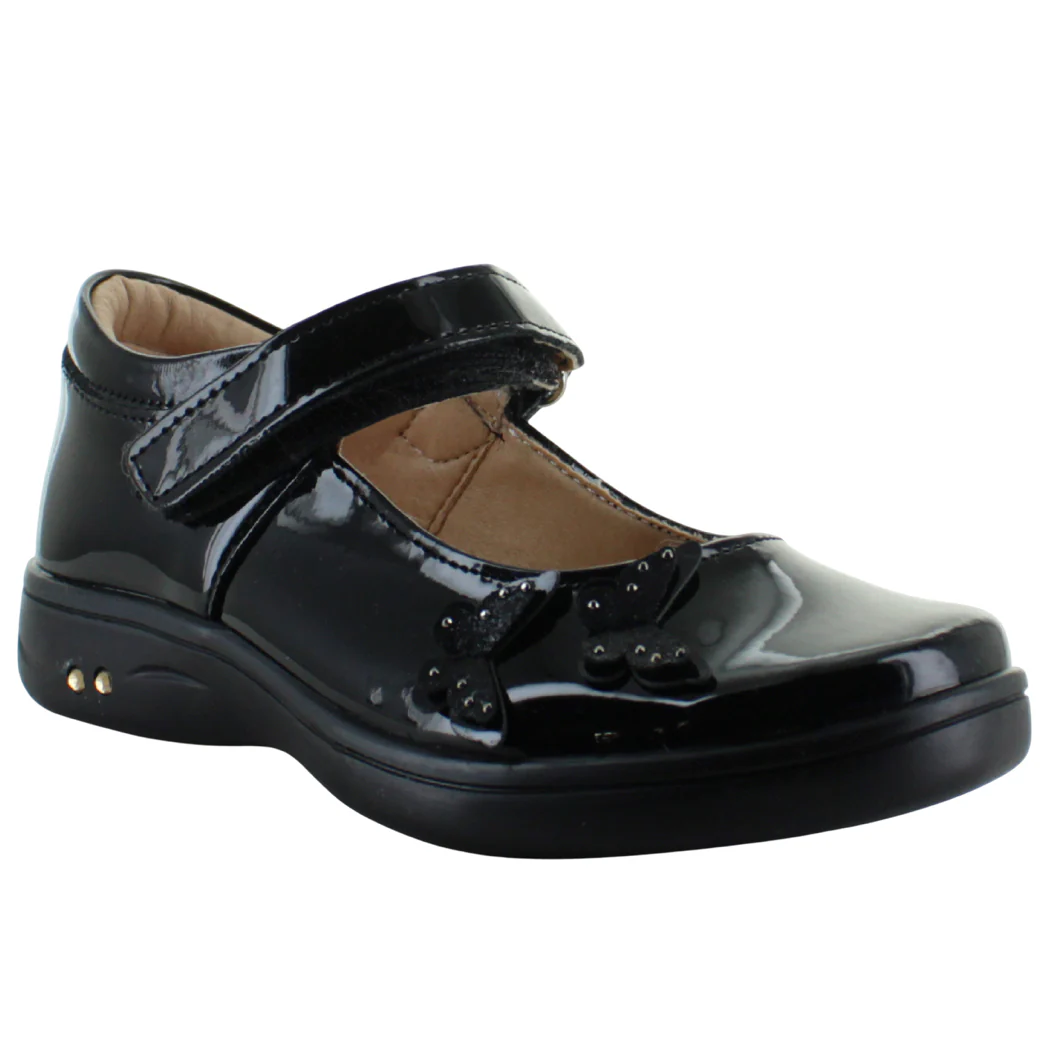 YUYIN ZAPATO BALERINA ESCOLAR MODA FORMAL CHAROL NIÑA 93569 - Imagen 3