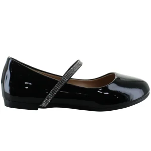 LADY ONE ZAPATO BALERINA ELEGANTE BRILLOS CHAROL NIÑA 93988