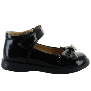 VAVITO ZAPATO BOTITA ELEGANTE FIESTA MOÑO CHAROL NIÑA 94000