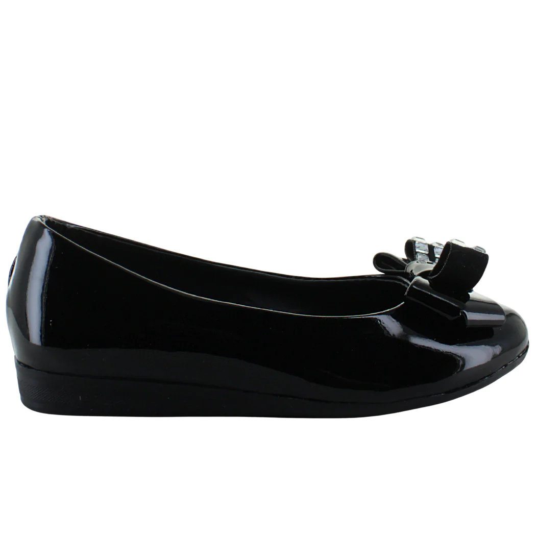 MUTANTE ZAPATO BALERINA MODA FIESTA MOÑO CHAROL NIÑA 94033