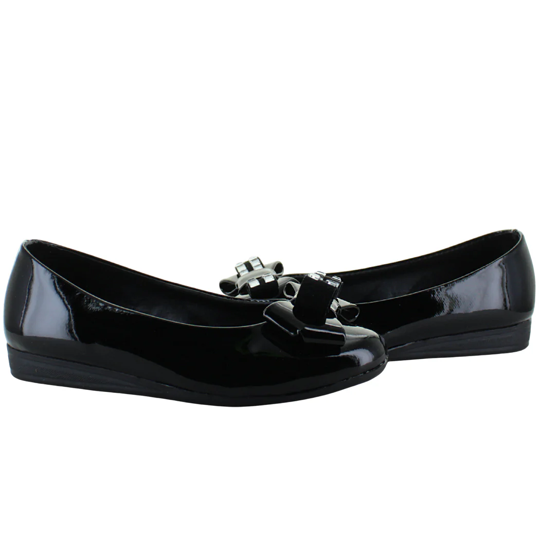 MUTANTE ZAPATO BALERINA MODA FIESTA MOÑO CHAROL NIÑA 94033 - Imagen 3