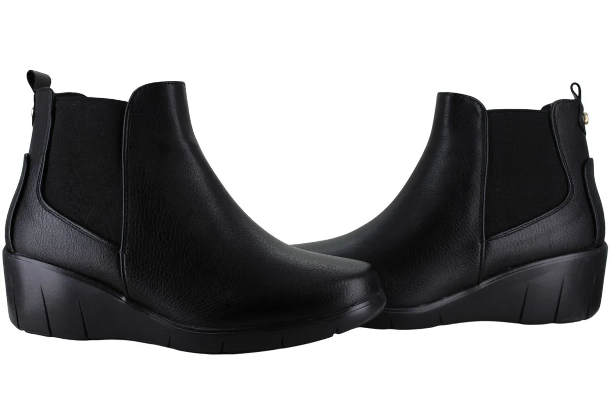 GIO BOTIN CHELSEA CUÑA VESTIR MODA ELEGANTE LISO MUJER 94637 - Imagen 3
