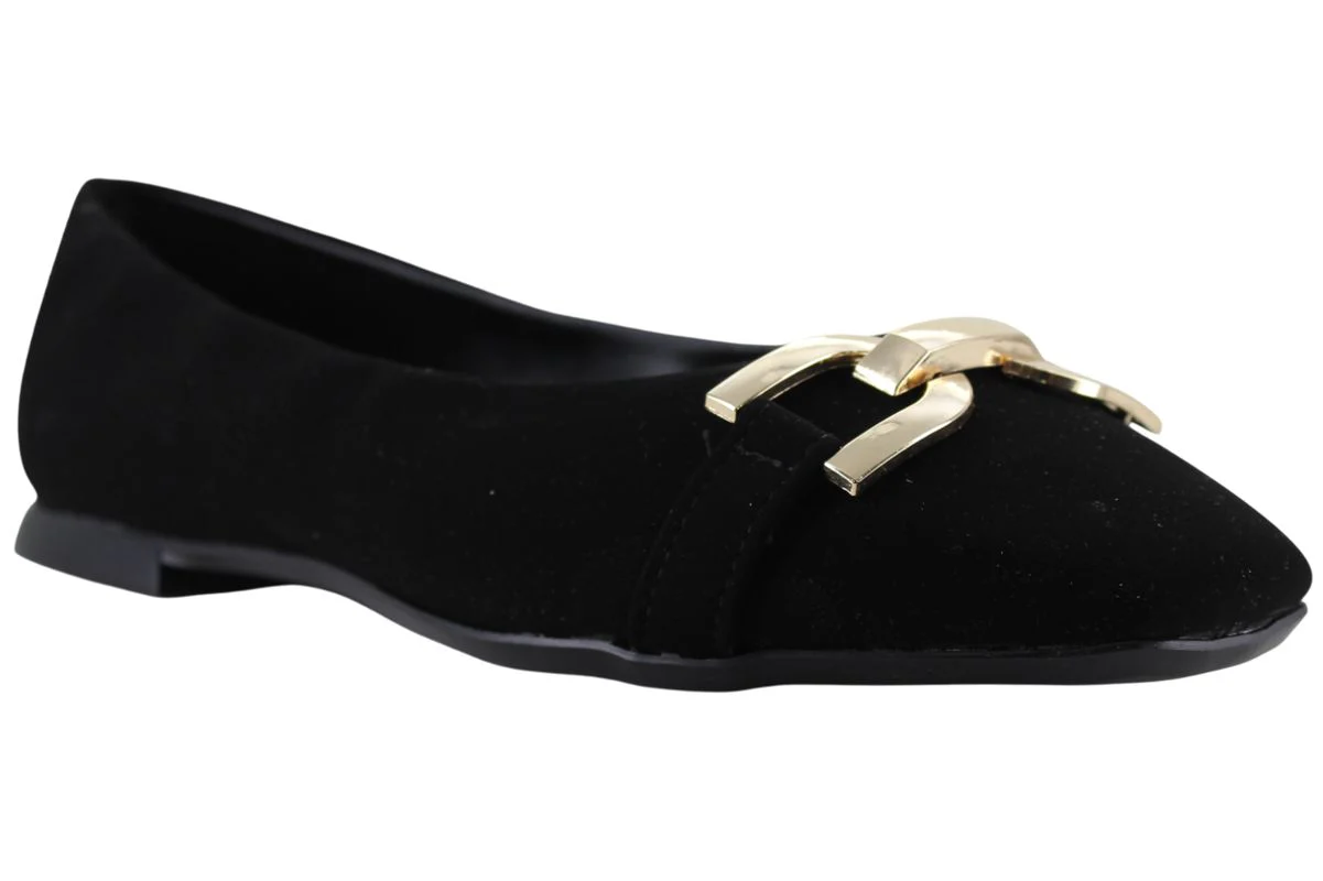 MUTANTE ZAPATO BALERINA FLAT MODA FIESTA HEBILLA MUJER 94653 - Imagen 3