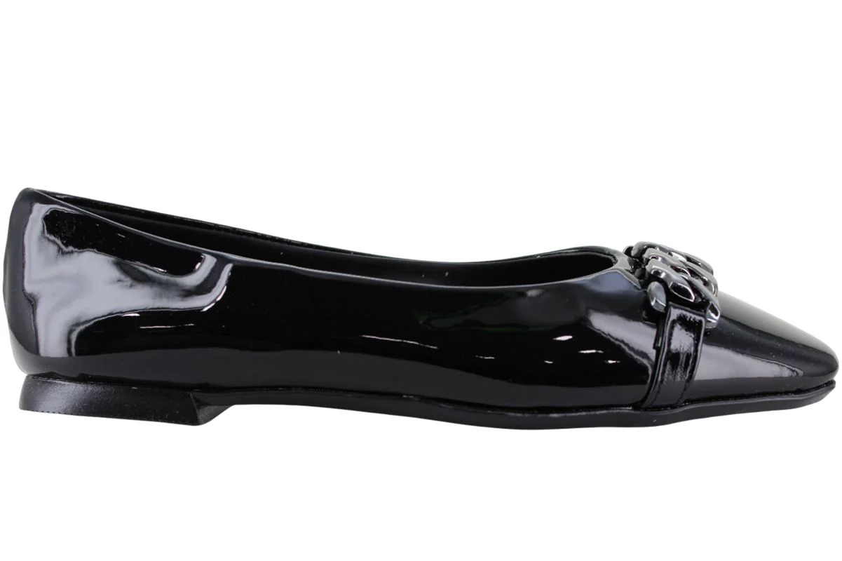 MUTANTE ZAPATO BALERINA FLAT MODA FIESTA CADENA MUJER 94654