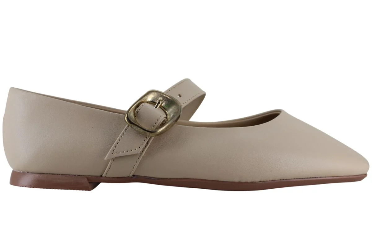 MUTANTE ZAPATO BALERINA FLAT MODA FIESTA HEBILLA MUJER 94656