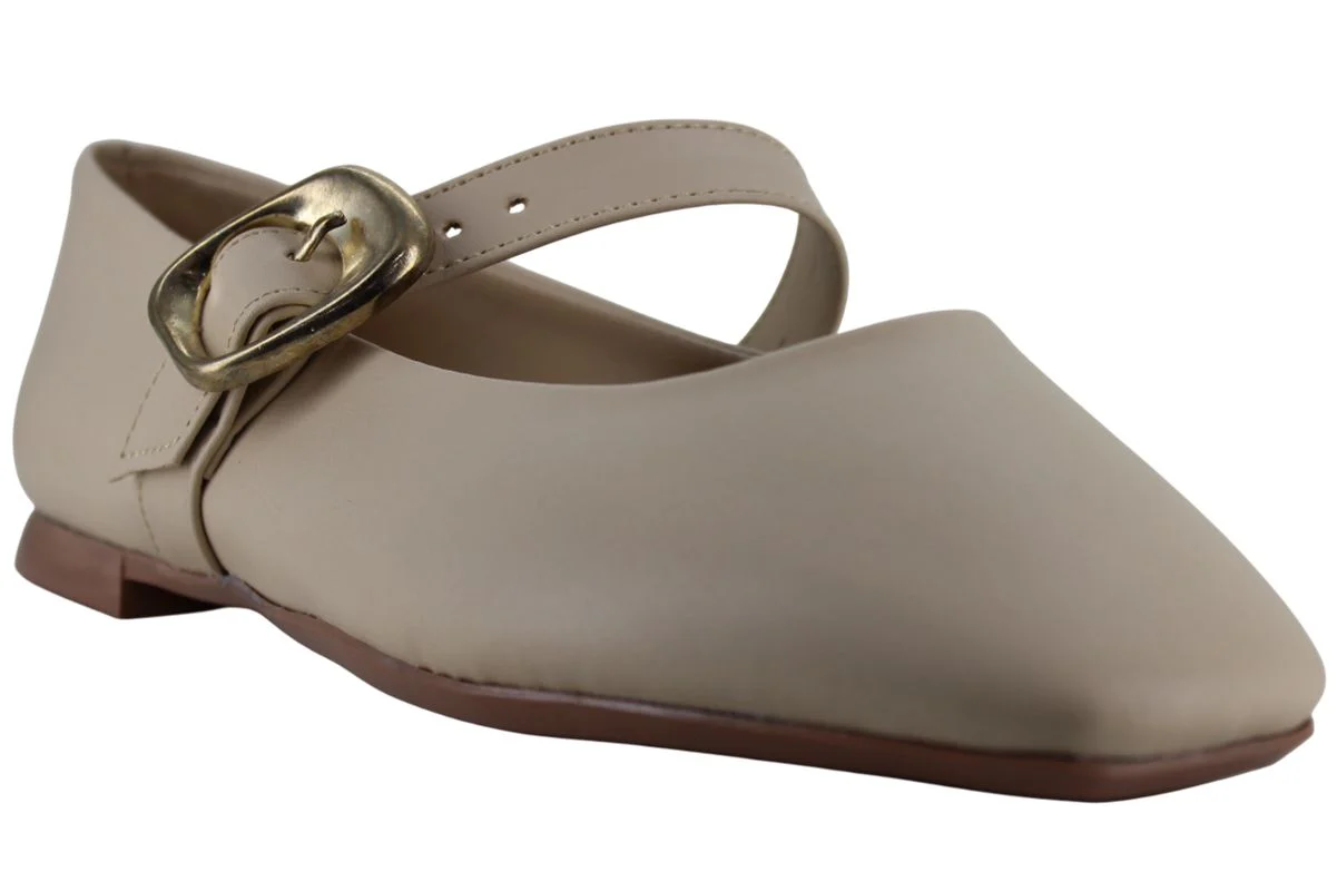 MUTANTE ZAPATO BALERINA FLAT MODA FIESTA HEBILLA MUJER 94656 - Imagen 3