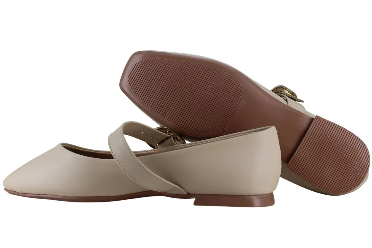 MUTANTE ZAPATO BALERINA FLAT MODA FIESTA HEBILLA MUJER 94656 - Imagen 6