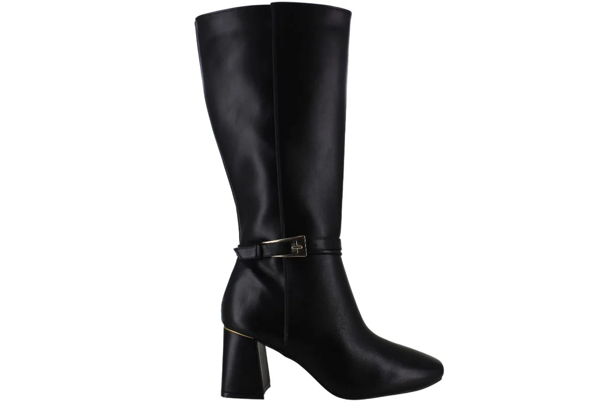 LADY PAULINA BOTA ALTA TACON ANCHO MODA ELEGANTE MUJER 94742