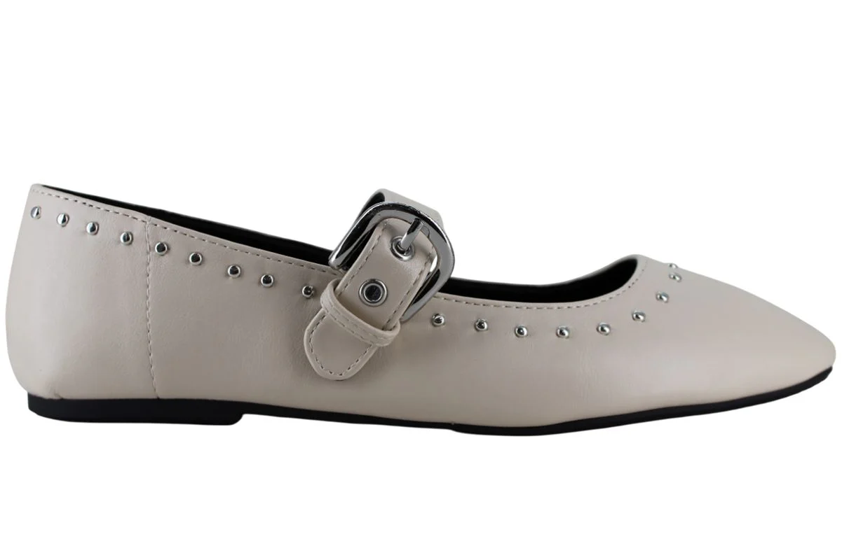 CLASBEN ZAPATO BALERINA FLAT MODA FIESTA HEBILLA MUJER 95008