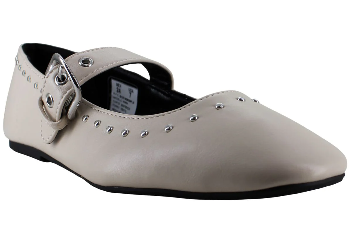 CLASBEN ZAPATO BALERINA FLAT MODA FIESTA HEBILLA MUJER 95008 - Imagen 3