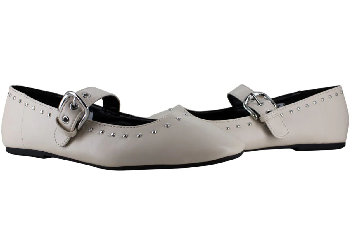 CLASBEN ZAPATO BALERINA FLAT MODA FIESTA HEBILLA MUJER 95008 - Imagen 4