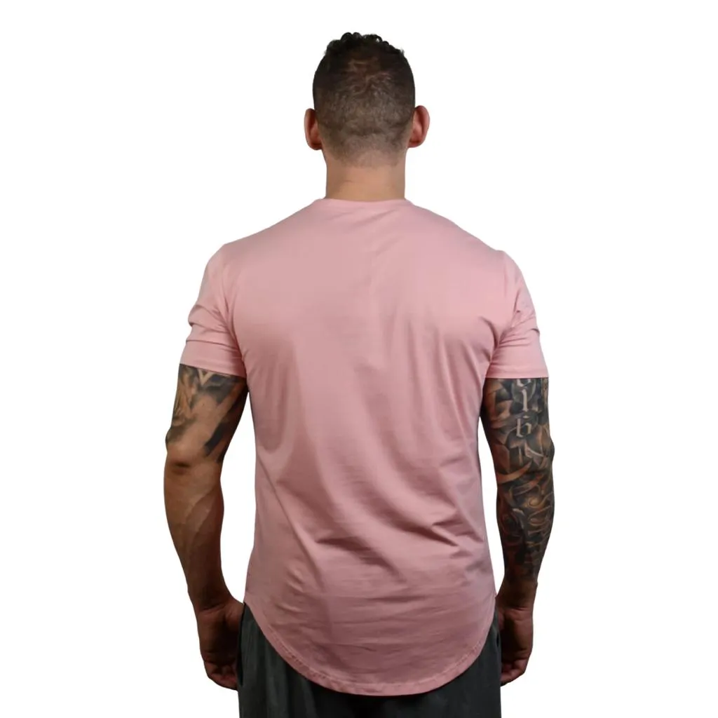 Fichy Fitted Gym Workout T Shirt with Round Bottom Hem - Imagen 7