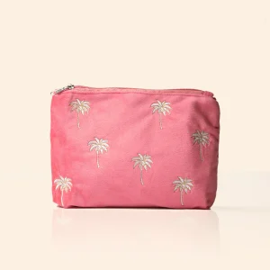 Neceser bordado de mujer  - Palmeras