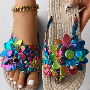 Chanclas Flores Tornasol