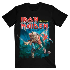 Iron Maiden - Camiseta "Trooper Eddie Large Eyes" Unisex
