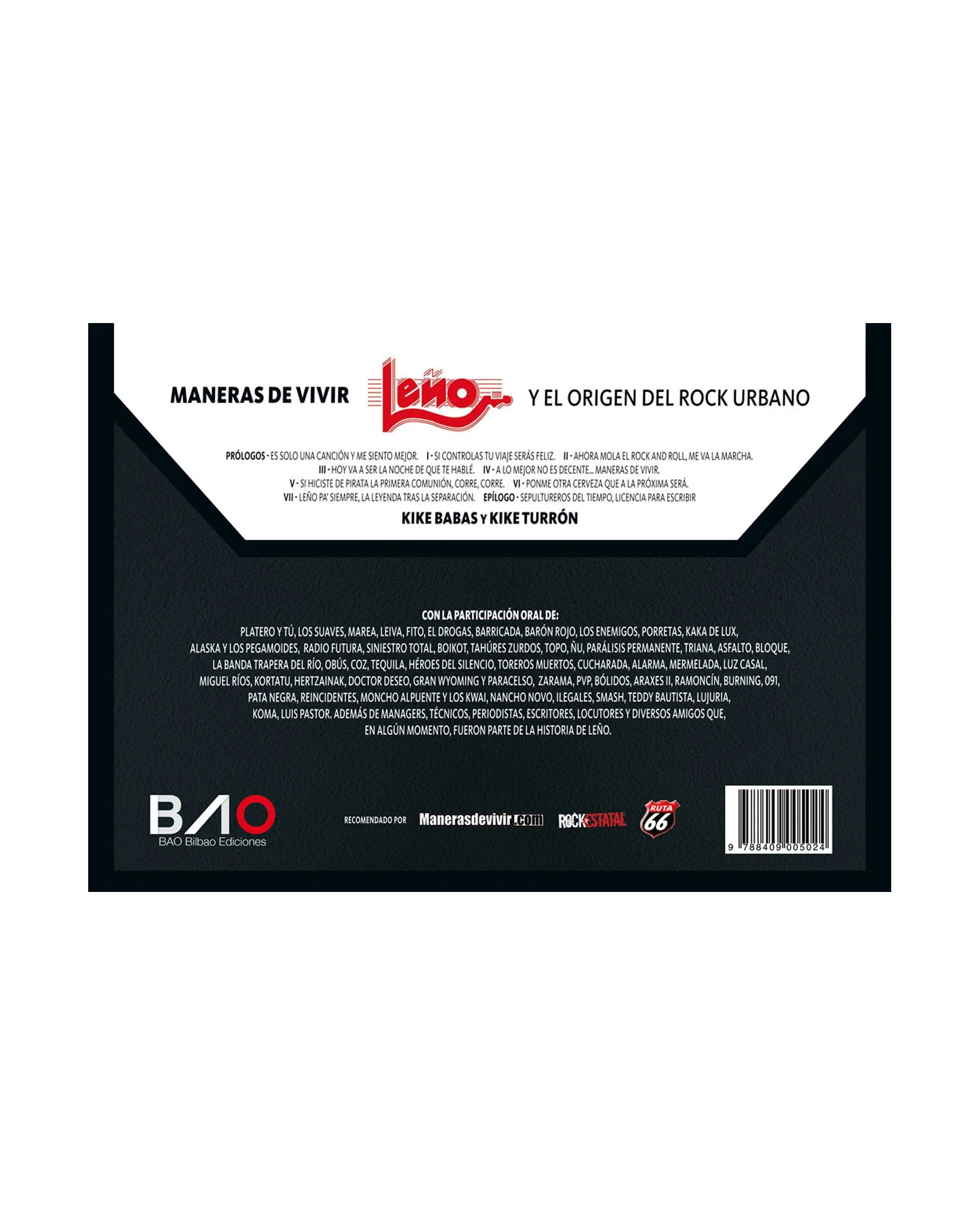 Kike Babas & Kike Turrón - Libro "Maneras de Vivir. Leño y el origen del rock urbano" - Imagen 3