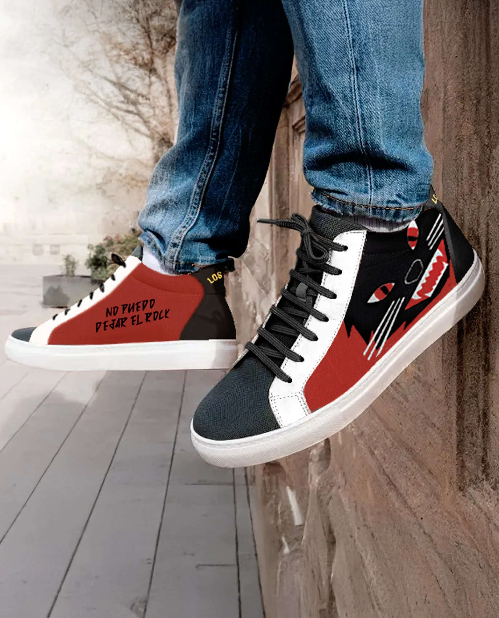 Los Suaves - Zapatillas deportivas "No Puedo Dejar El Rock" - Imagen 6