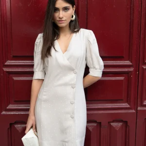 Vestido Lotus Beige