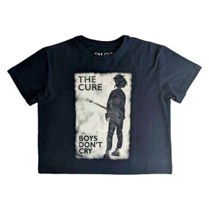 The Cure - Camiseta Crop Top  "Boys Don't Cry"