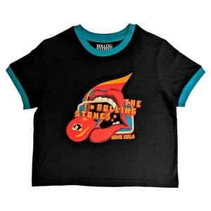 The Rolling Stones - Camiseta Crop Top  "Some Girls Lick"